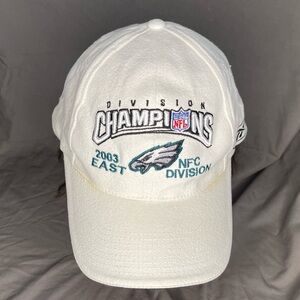 Vintage 2003 Reebok NFL Philadelphia Eagles Division Champions Strap Back Cap